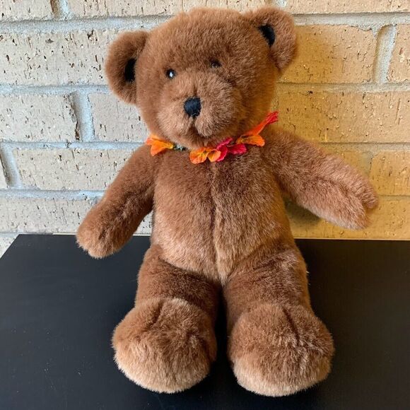 Two Build a Bear Workshop Teddy Plush Stuffed Tan Happy Hugs & Classic Brown - Picture 8 of 16